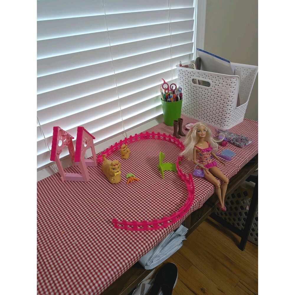 Barbie Puppy Play Park Playset With Assorment Of Clothes & Accessories
